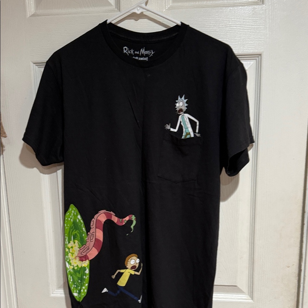 Rick and Morty Black Graphic T-Shirt